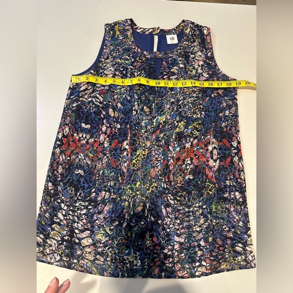 Cabi Colorful Sleeveless Top Size Small - Picture 3 of 7